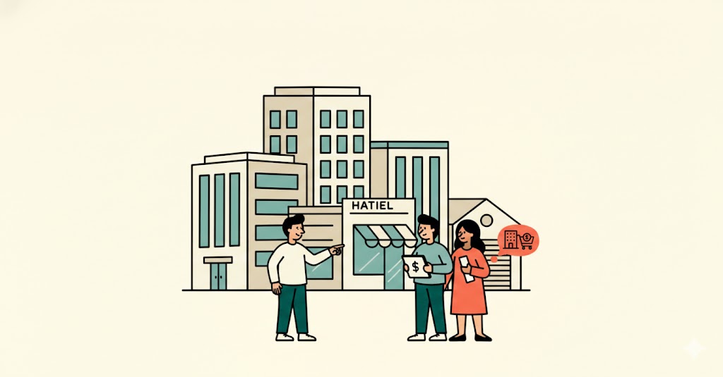 Commercial real estate agent with AI receptionist handling tenant inquiries