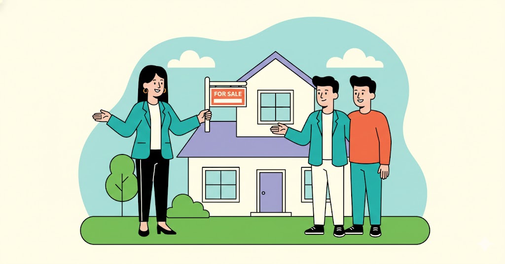 Real estate agent answering calls with AI